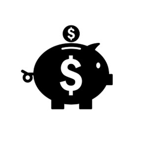 Icon Save money